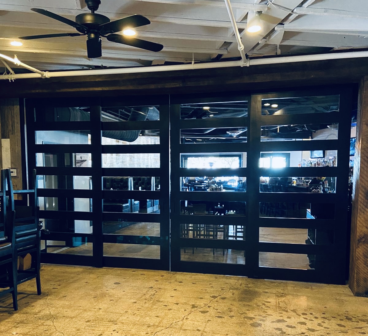 Double Door installation